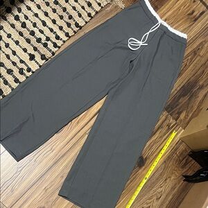 Men's Gray Sweatpants with Elastic Waistband